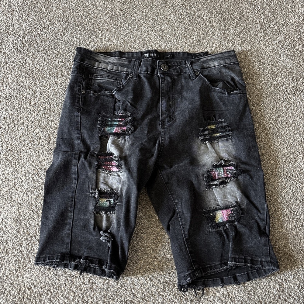 Waimea Skinny Fit Jean Shorts Size 34